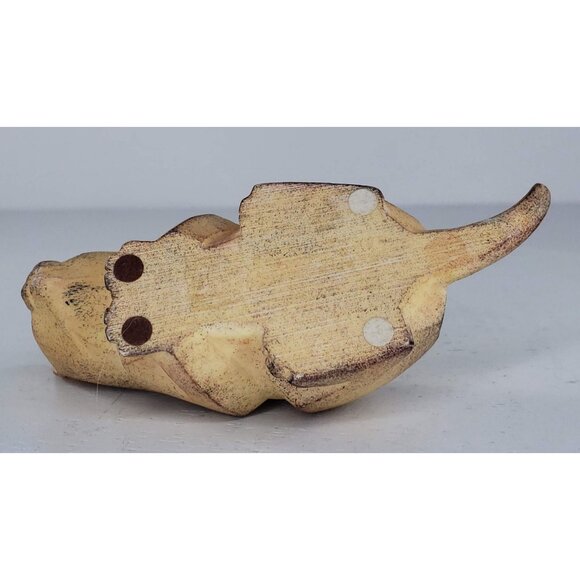 Border Fine Arts Cubist Cat Kitten Lying Down Figurine HTF RARE - Picture 5 of 7